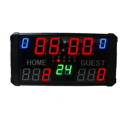 Placar digital de led digital interno ao ar livre, basquete, tênis, futebol, badminton, display led, placar mecânico esportivo