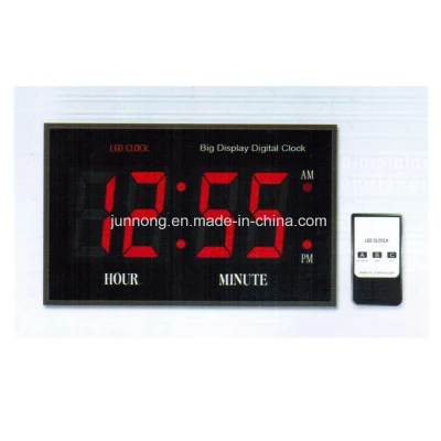 Relógio de academia com controle remoto digital elétrico de 4 dígitos e 7 segmentos