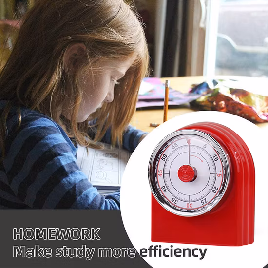 Novo design promove pintura de aço laminado à prova d'água temporizador de cozinha mecânico